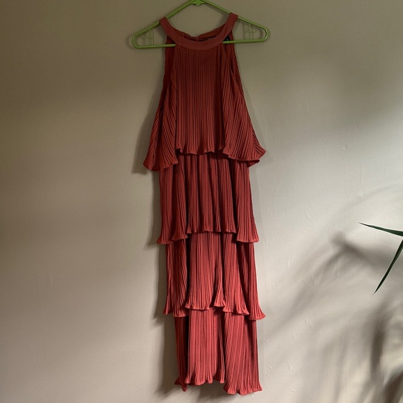 Chic Layered Dress - Rust - Picture 1 of 4